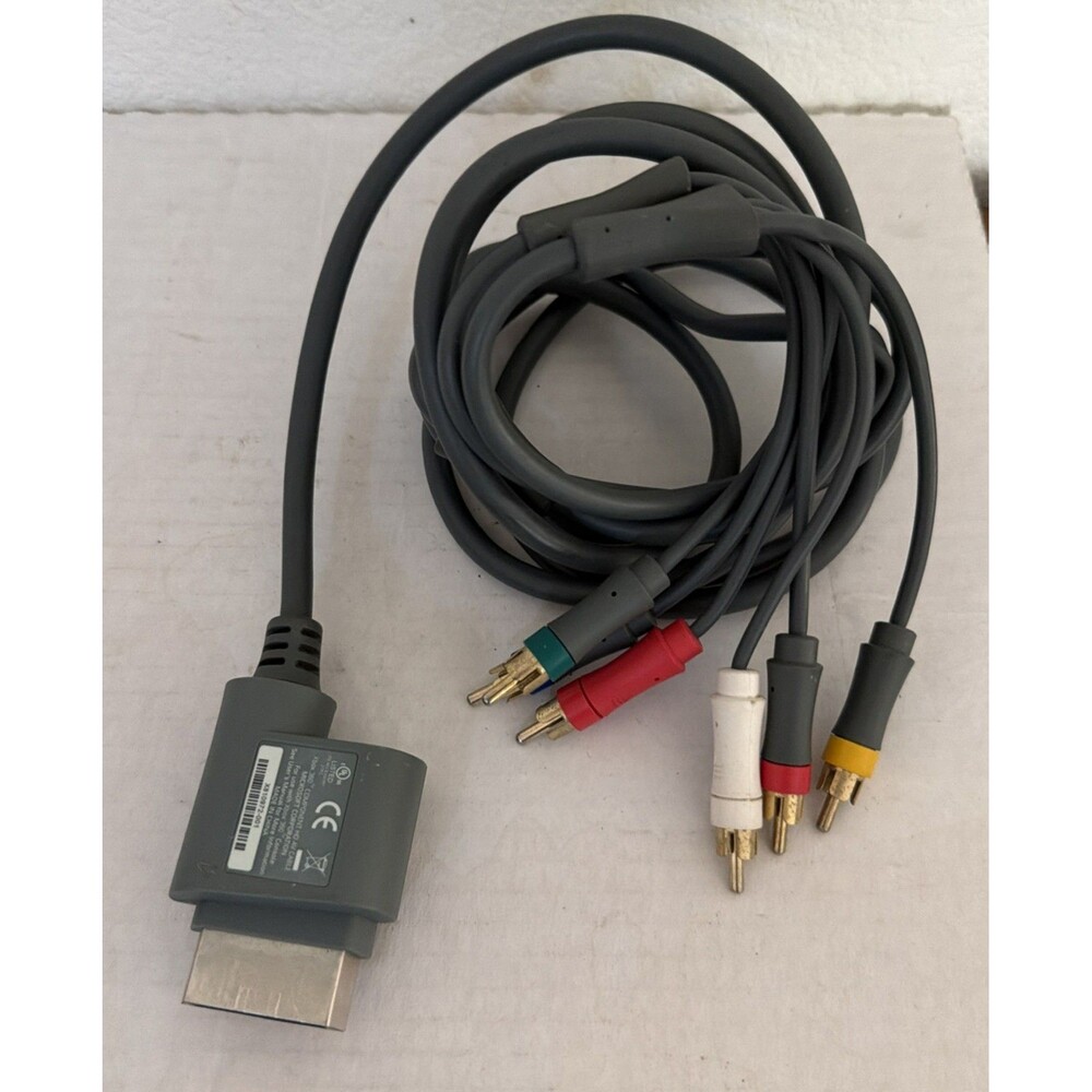 XBox 360 Cord Genuine OEM Microsoft Composite Video AV TV RCA X810973-001